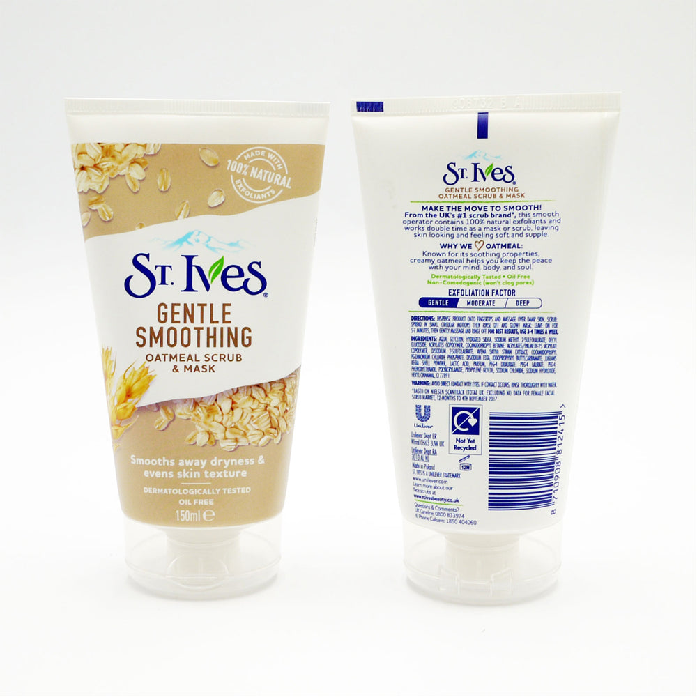 St. Ives Face Scrub Nourish & Smooth Oatmeal 150ml | High Quality Tissue Product Online - Product Image St. Ives Face Scrub Nourish & Smooth Oatmeal 150ml | High Quality Tissue Product Online - Product Image